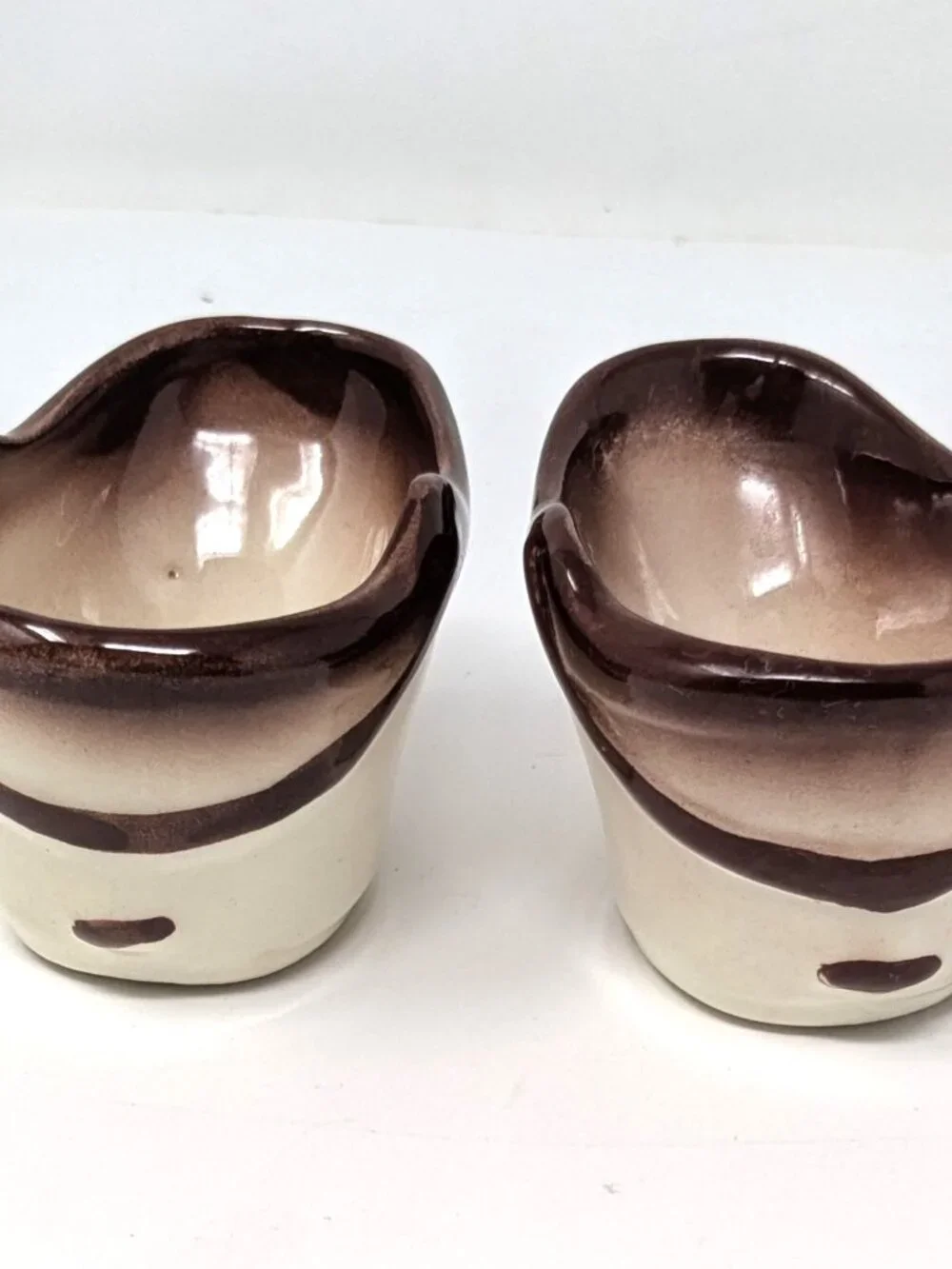 Brock of California Chanticleer Rooster Individual Butter Gravy cup VTG 50s